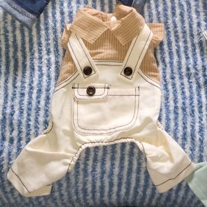Extra small dog overalls